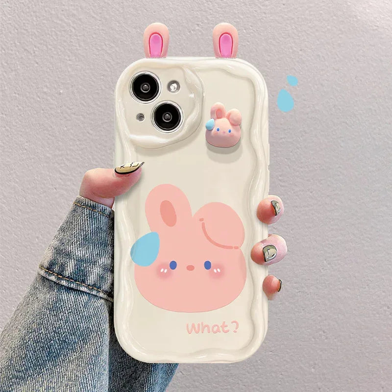 Funny Three-dimensional Frog Silicone iPhone Case - Viexta