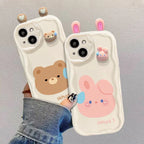 Funny Three-dimensional Frog Silicone iPhone Case - Viexta