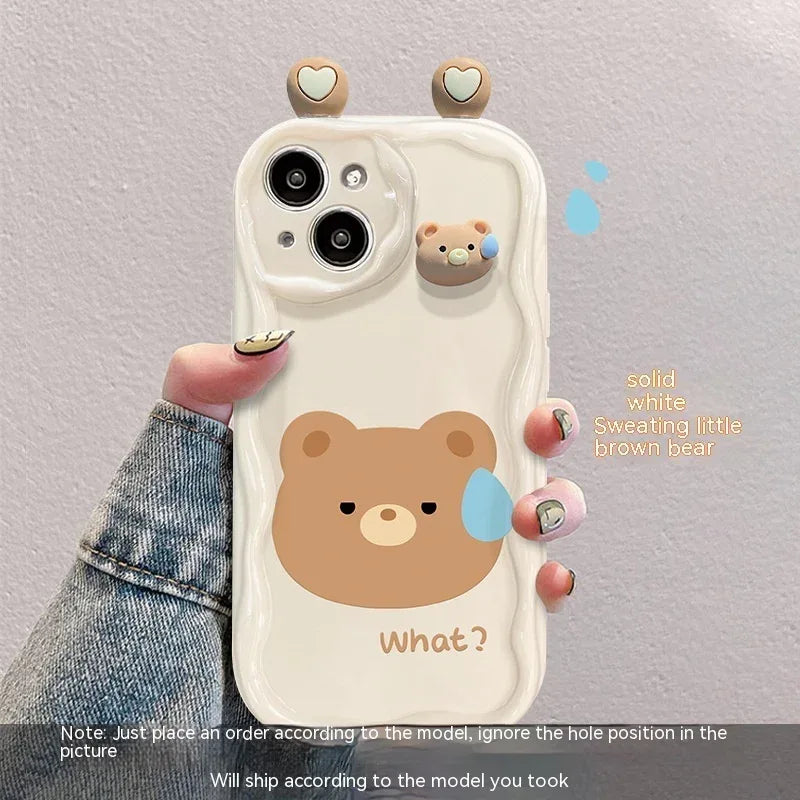 Funny Three-dimensional Frog Silicone iPhone Case - Viexta