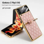 Diamond Grid Samsung Fold Phone Case - Viexta