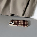 Plaid Letters Luck Phone Case - Viexta