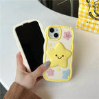 Yellow Silicone Protective iPhone Case - Viexta