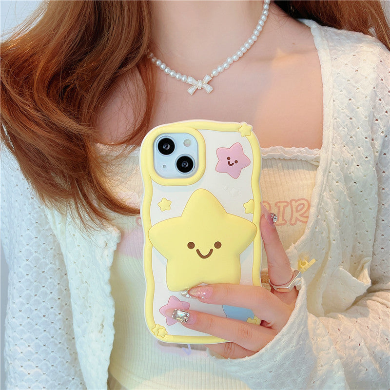 Yellow Silicone Protective iPhone Case