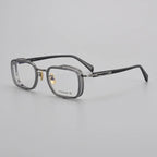 Plate B Titanium Business Retro Craft Glasses - Viexta