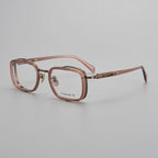 Plate B Titanium Business Retro Craft Glasses - Viexta