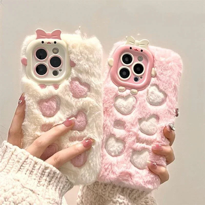 Plush Loving Heart Lens iPhone Case - Viexta
