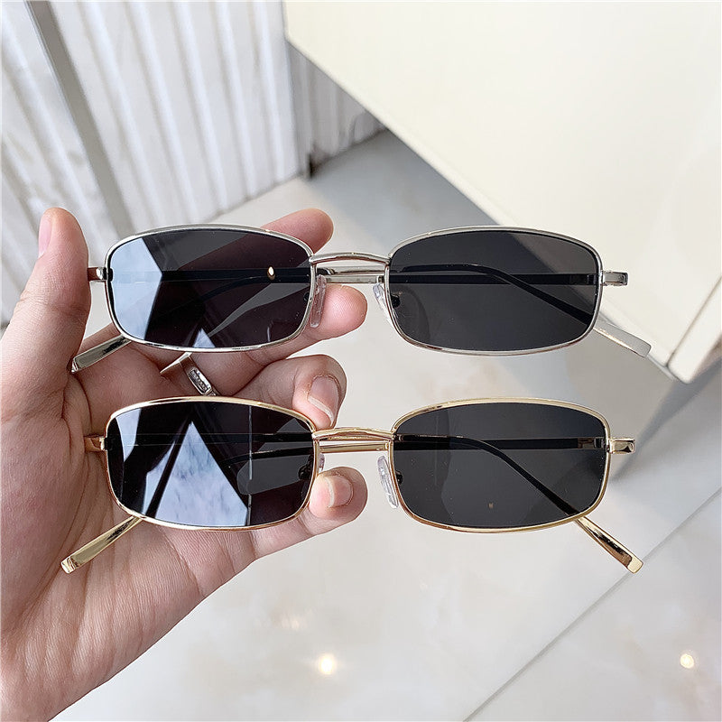 Trendy Small Frame Rectangular Sunglasses
