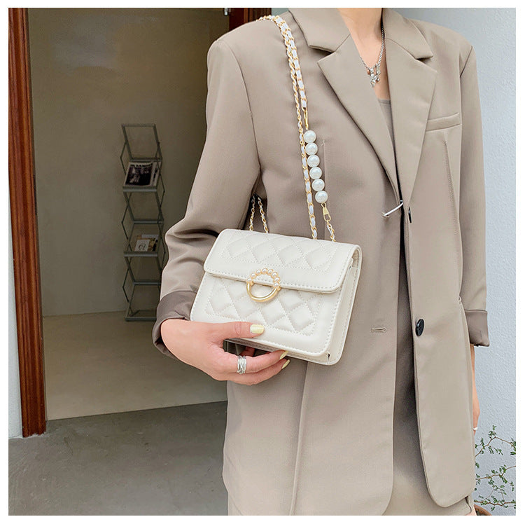 Diamond Chain Shoulder Crossbody Bag