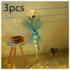 LED Luminous Balloon Rose Bouquet