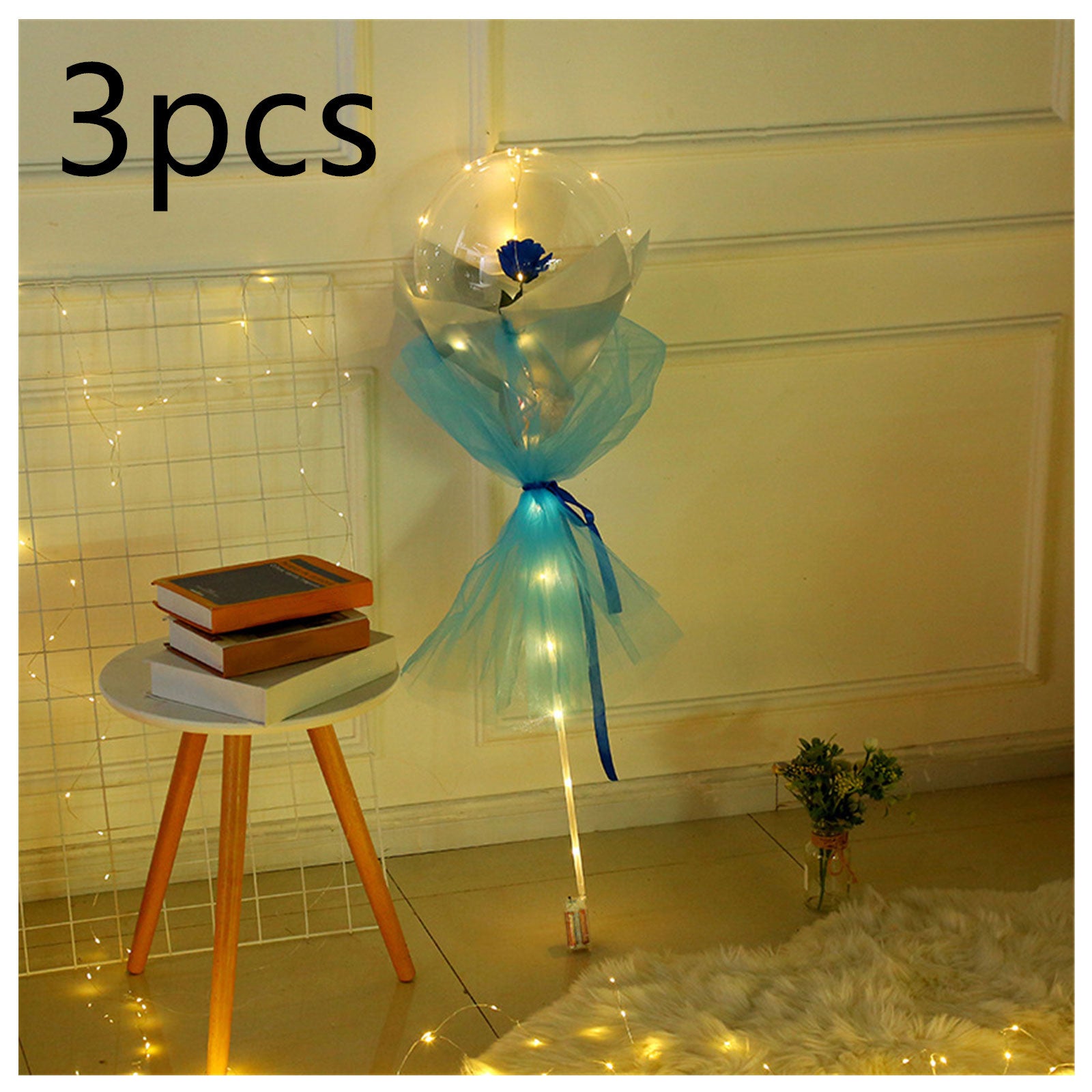 LED Luminous Balloon Rose Bouquet