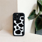 Creative Plush Cows Pattern iPhone Case - Viexta