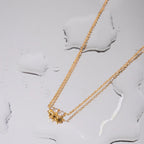 White Zircon 18K Necklace - Viexta