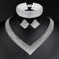 bright-rhinestone-necklace-set - Viexta