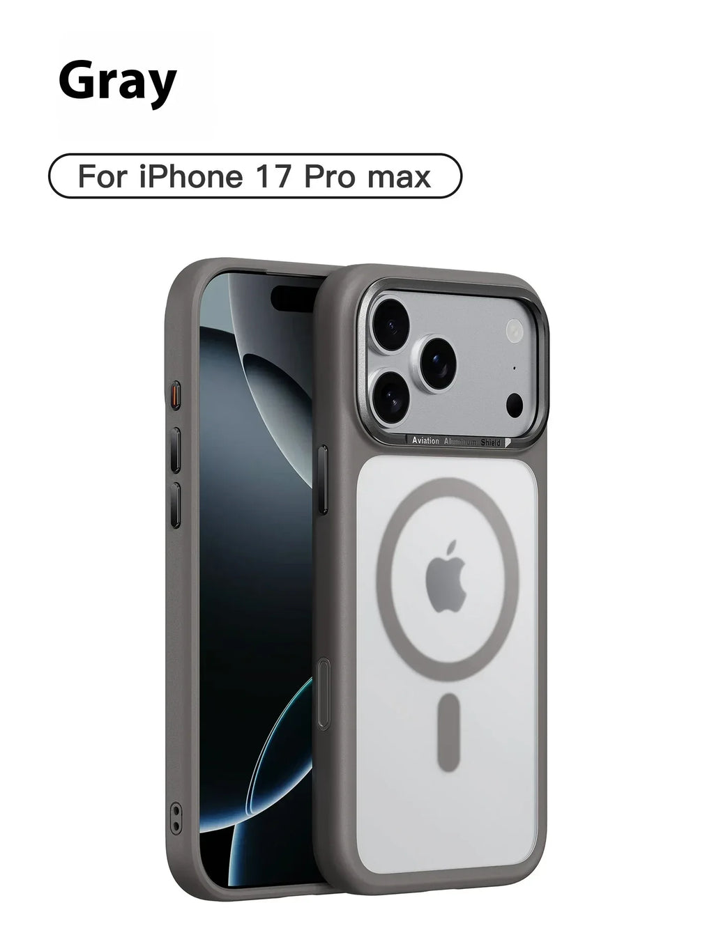 Frosted Magnetic Button Anti-fall Shell iPhone Case - Viexta