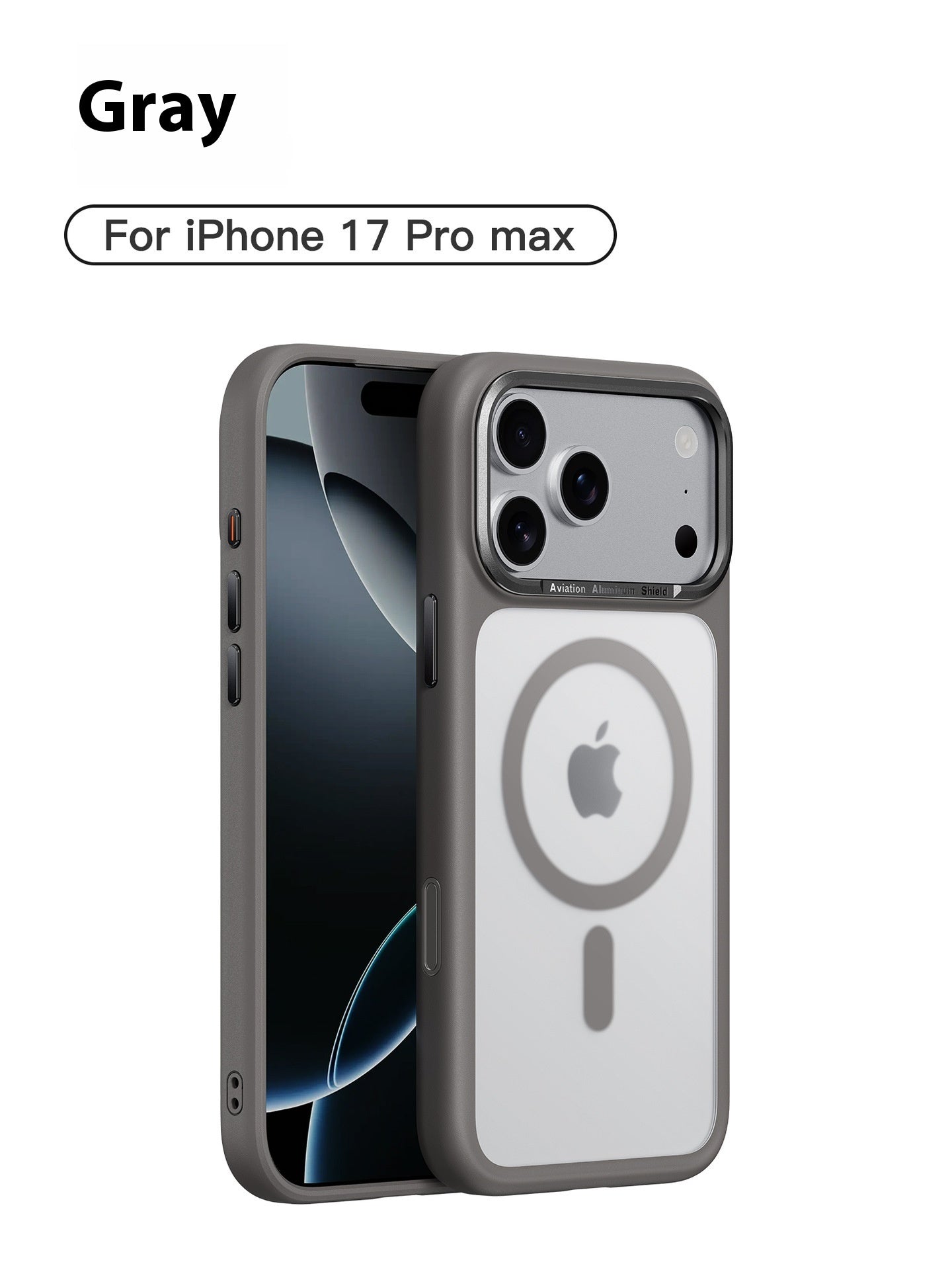 Frosted Magnetic Button Anti-fall Shell iPhone Case