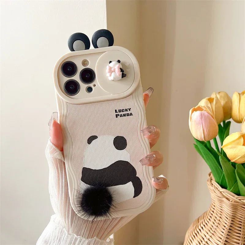Furry Panda iPhone Case - Viexta