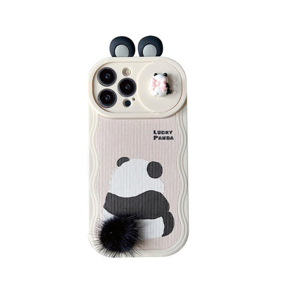 Furry Panda iPhone Case