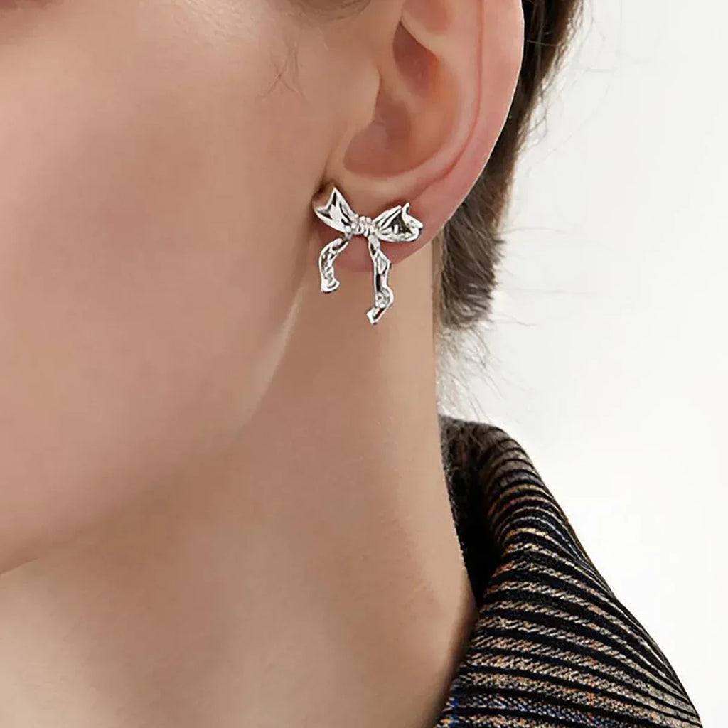 18k Bow Earrings - Viexta