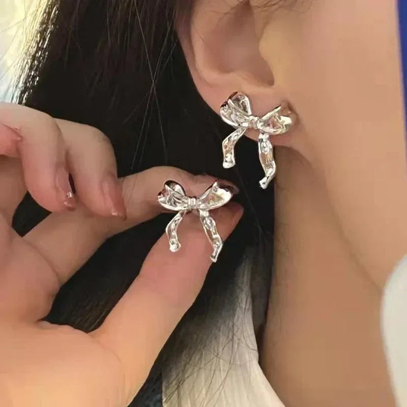 18k Bow Earrings - Viexta