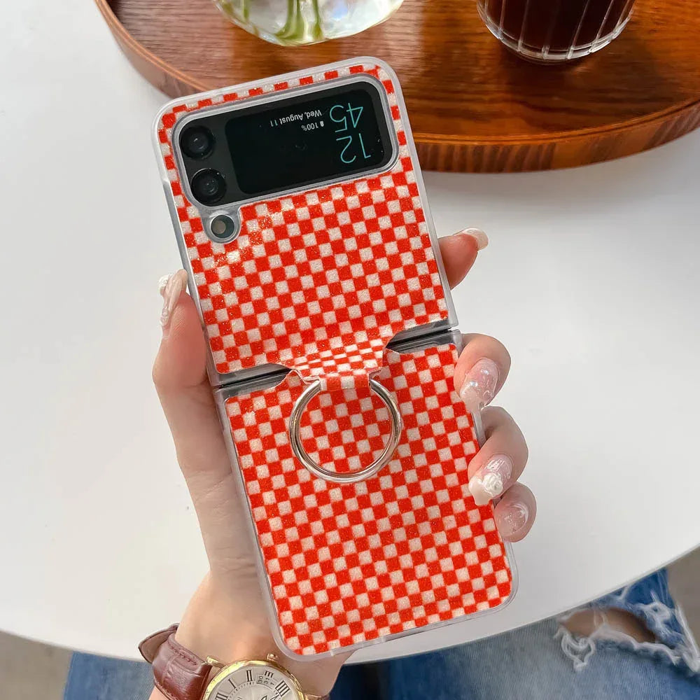 Foldable Screen Plaid Samsung Case - Viexta