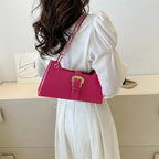 Women's Fashion Simple Chain Fashion Bag Shoulder Bag Casual Trend Crossbody Small Square Bag - Viexta