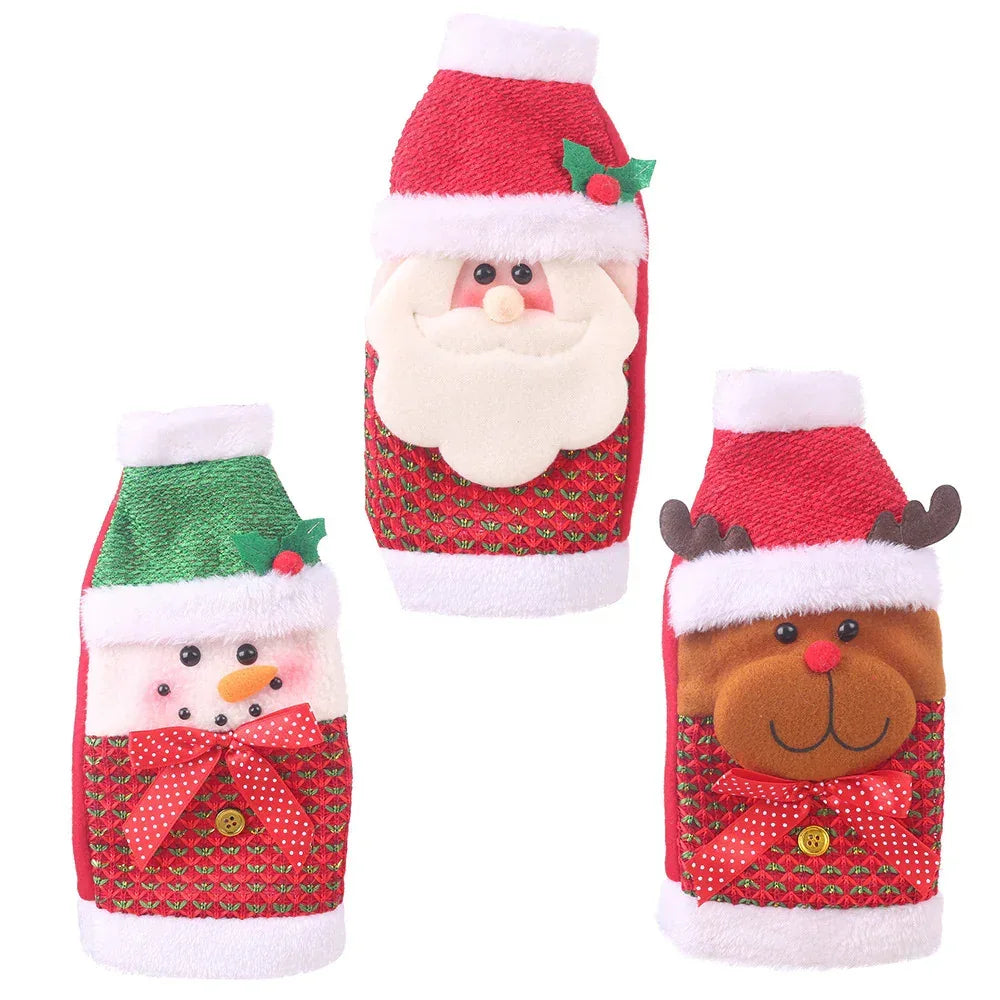 christmas-decorations-christmas-wine-bottle-socks - Viexta