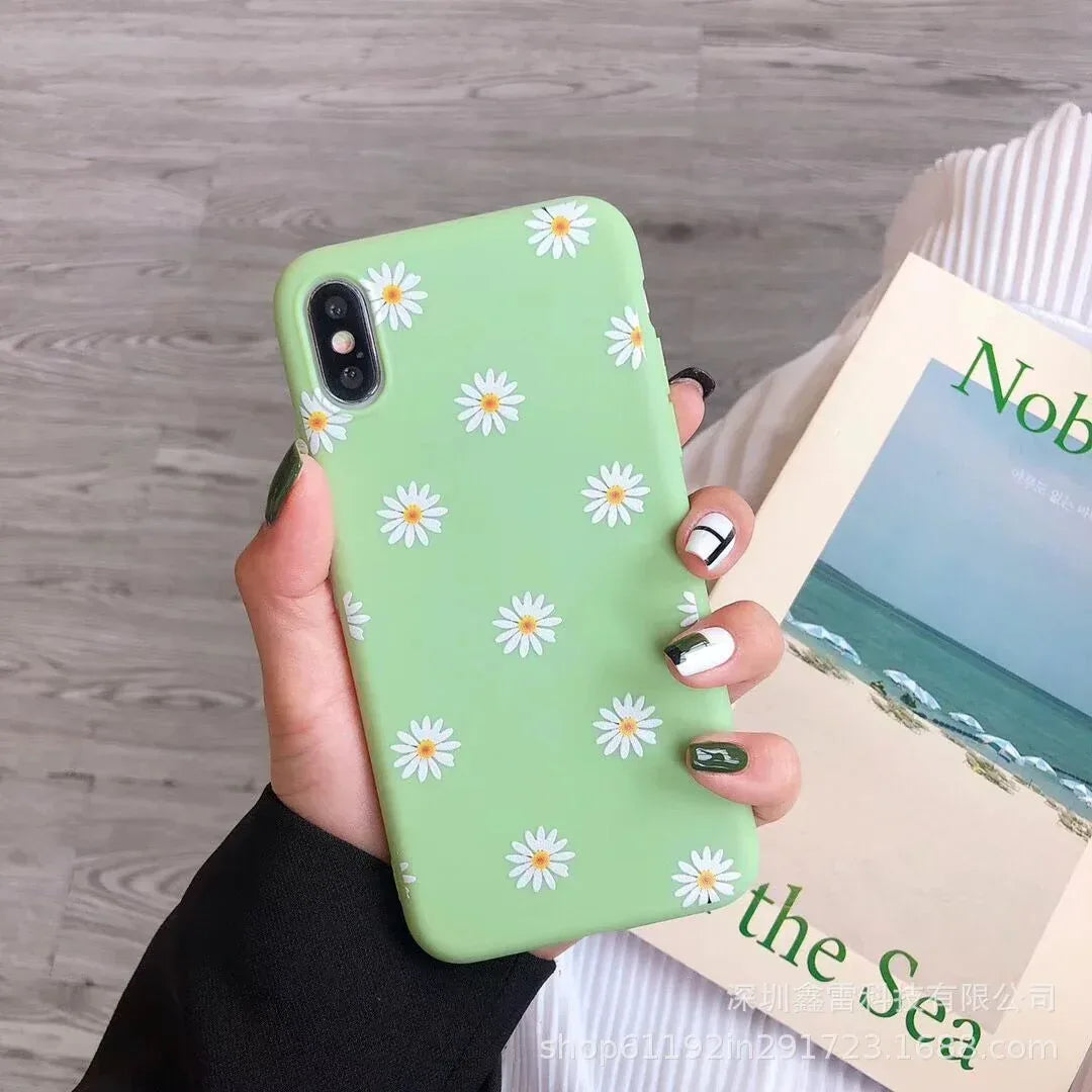 Small daisy iPhone case - Viexta
