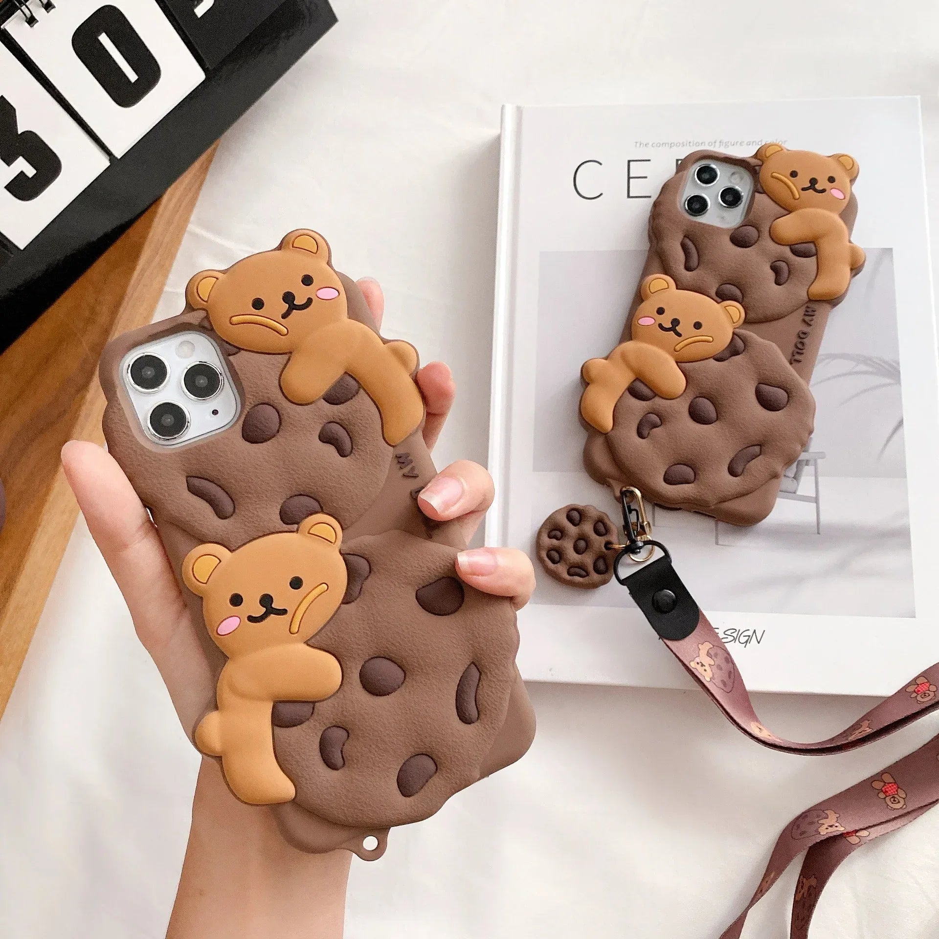 Cute Cookie Bear iPhone Case - Viexta
