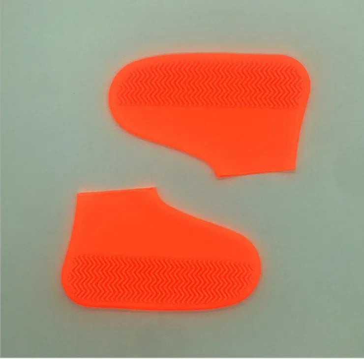 Men and women hiking slip wearable easy to carry silicone rain boots - Viexta