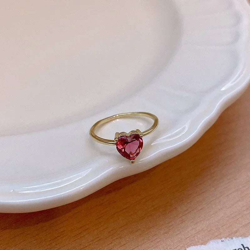 Micro Set Crystal Zircon Pearl Ring - Viexta