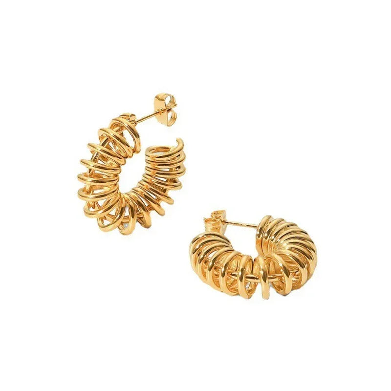 titanium-steel-earrings - Viexta