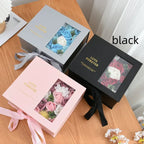 Valentine's Day Birthday Flip Love Letter Flower Box Soap Flower Suit Gift Box - Viexta