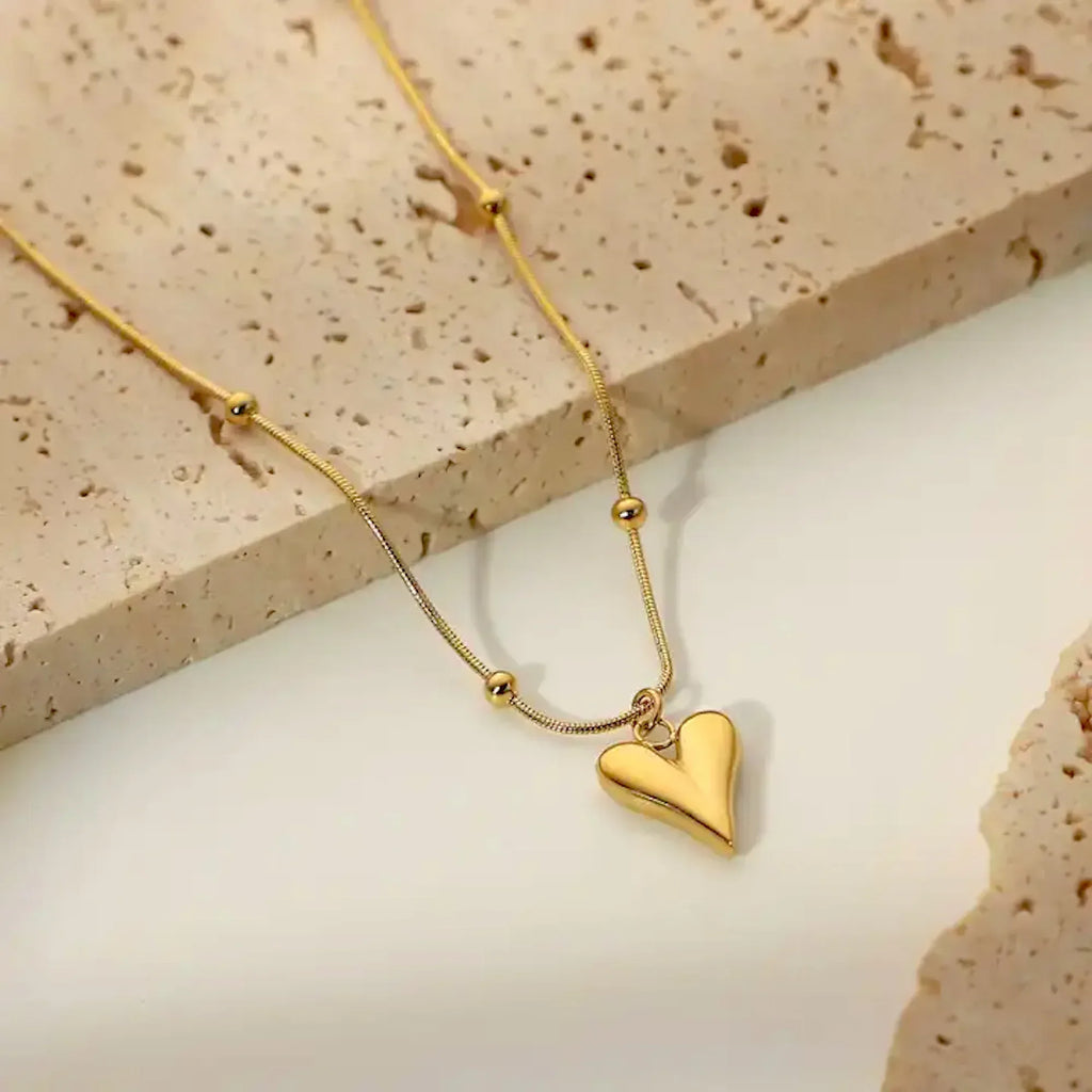 Cold Wind Heart Clavicle Chain - Viexta