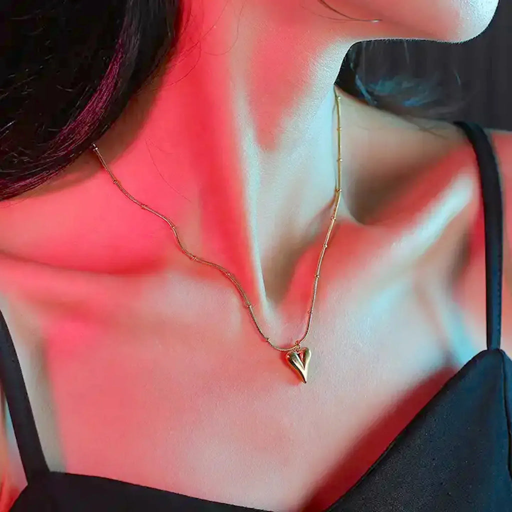 Cold Wind Heart Clavicle Chain - Viexta