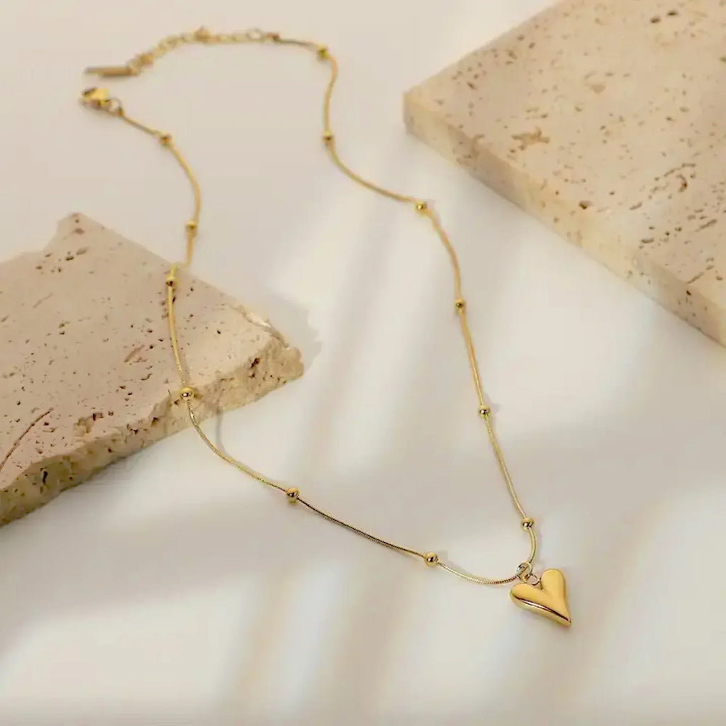 Cold Wind Heart Clavicle Chain - Viexta
