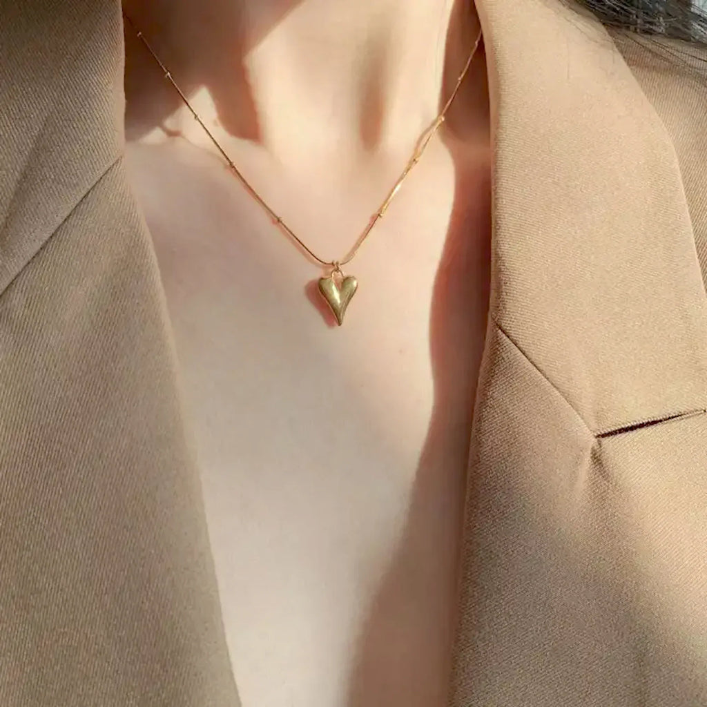 Cold Wind Heart Clavicle Chain - Viexta
