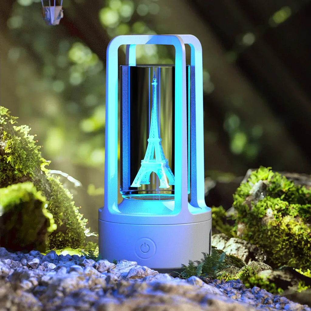 Creative 2 In 1 Audio Acrylic Crystal Lamp - Viexta