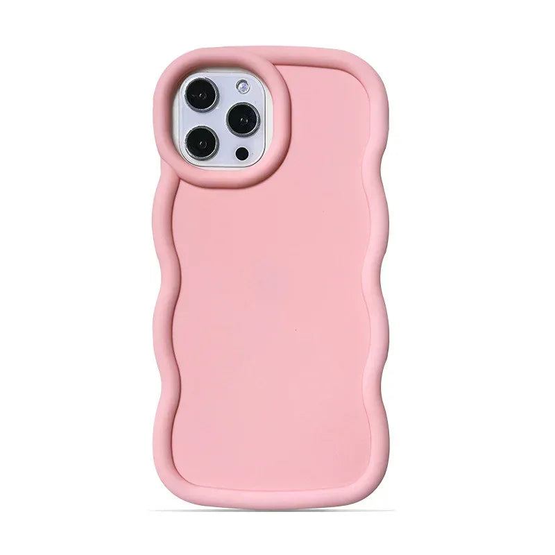 macaron-big-wave-silicone-case - Viexta