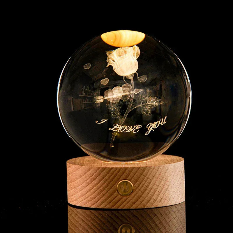 Luminous Galaxy Crystal Ball - Viexta