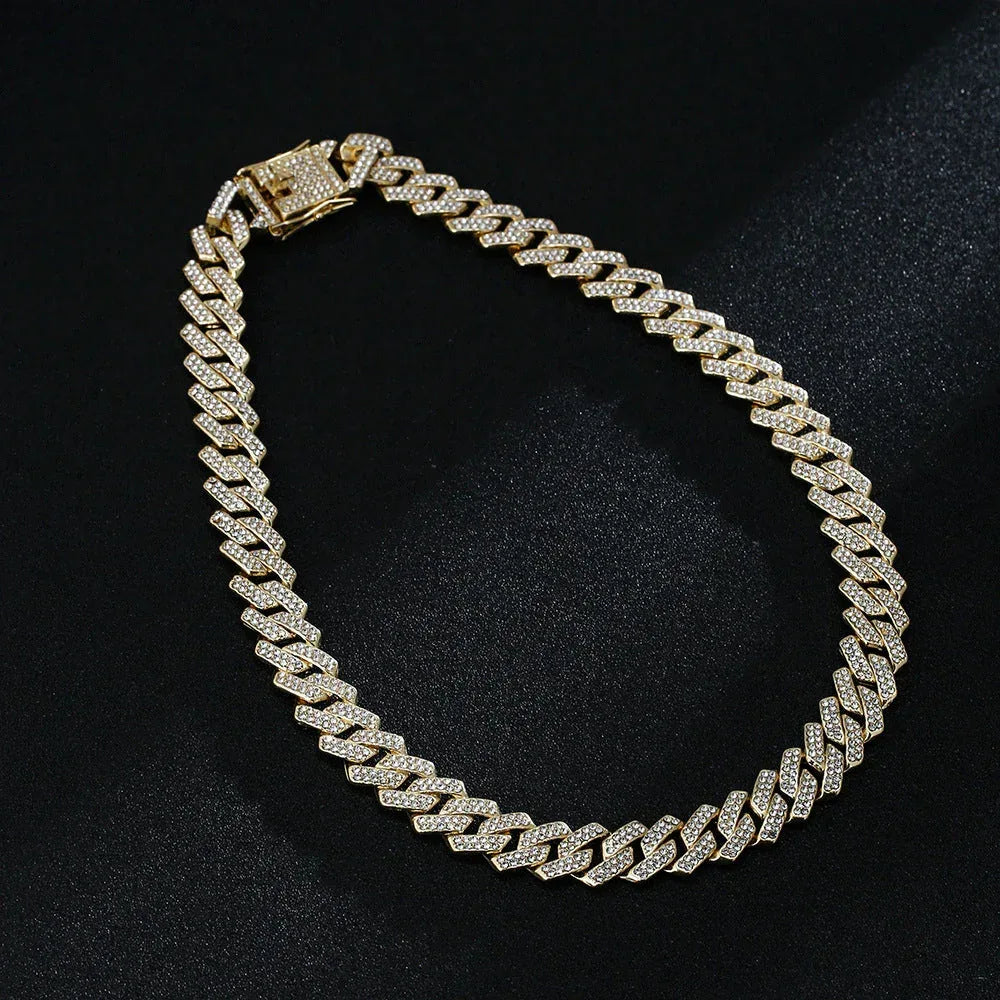 diamond-inlaid-necklace - Viexta