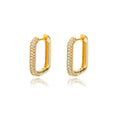 18K Micro Inlaid Zircon Earrings - Viexta