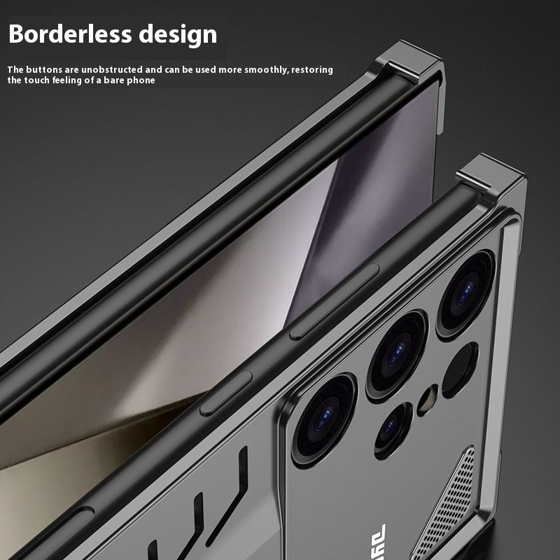 Automatic Fastener Aluminum Alloy Samsung Phone Case