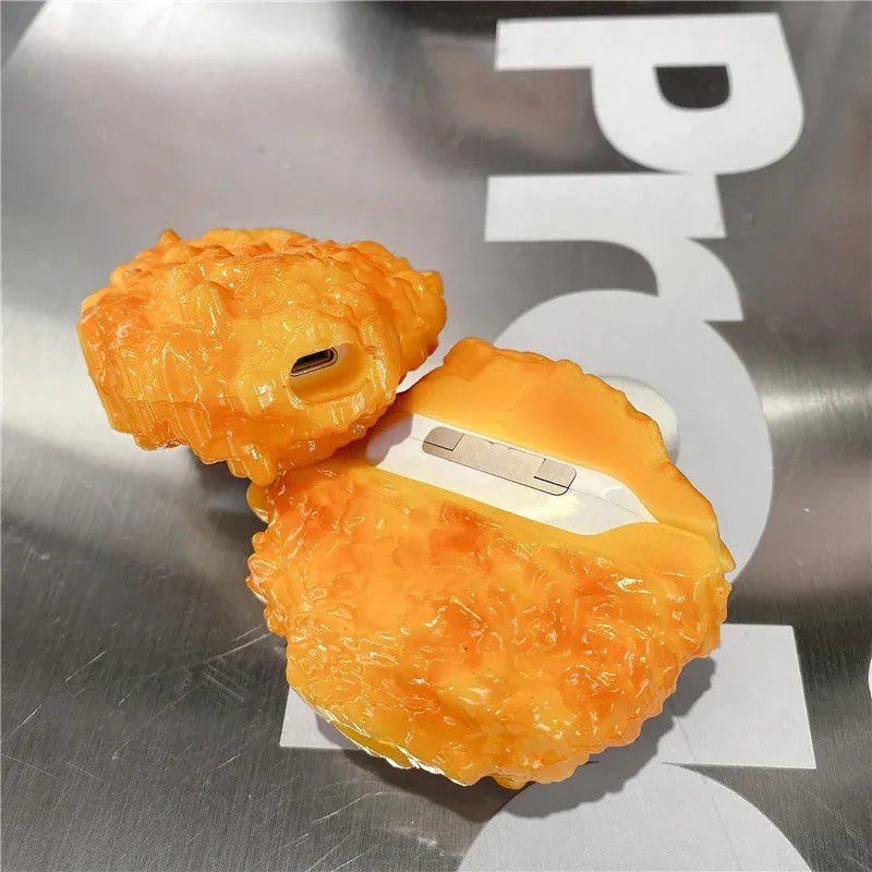 3D Croissant Silicone Airpods Case - Viexta