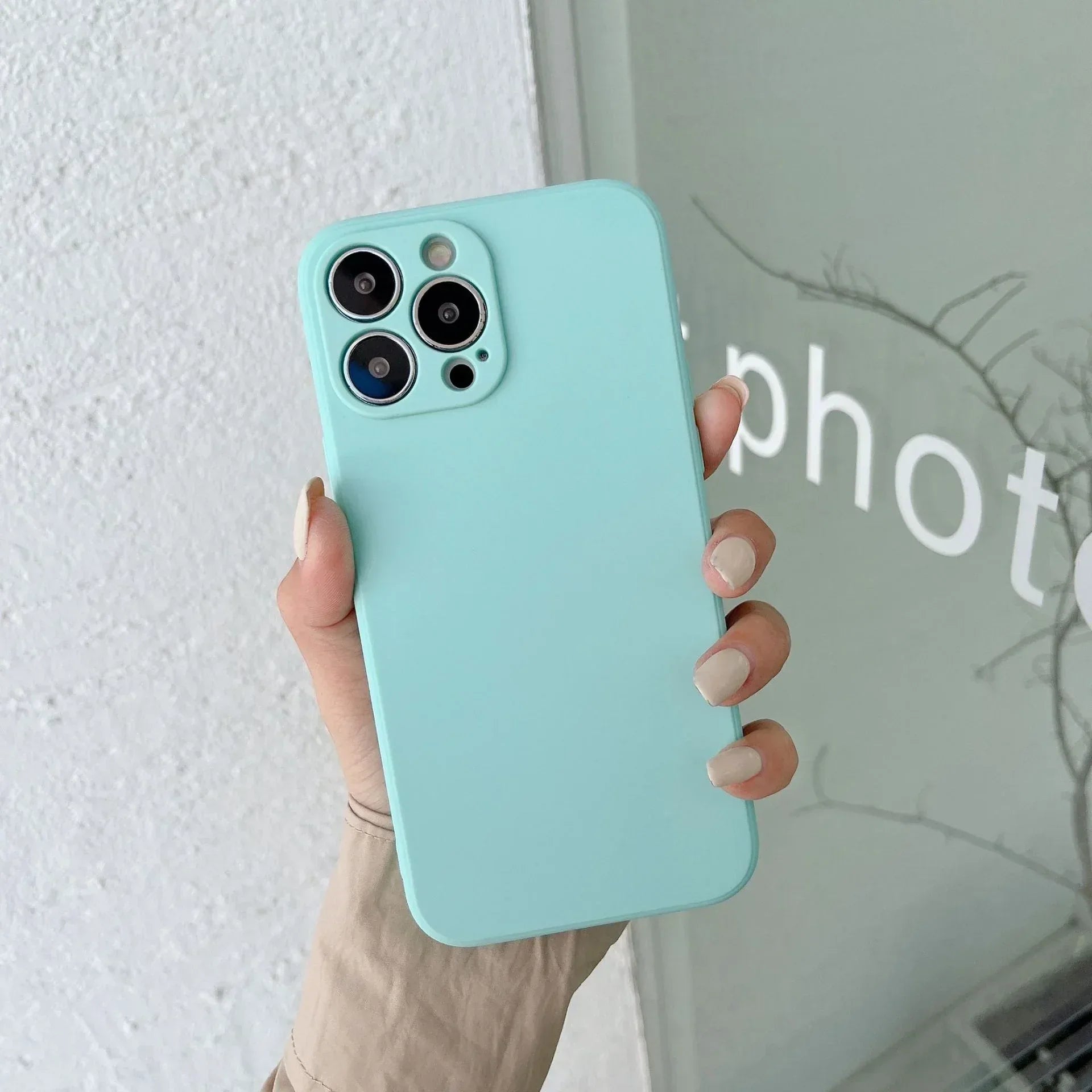 Frosted Straight Edge iPhone Case - Viexta