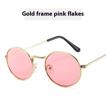 Sun Protection Trend Retro Oval Sun Glasses