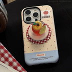 3D Luminous Magnetic Suction Stand iPhone Case - Viexta