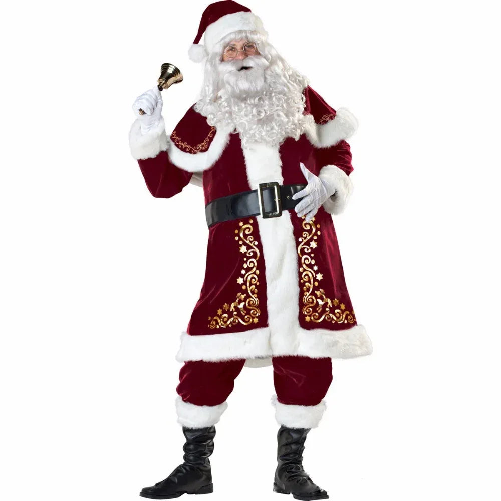 Christmas Queen Princess Dress Santa Claus dress - Viexta