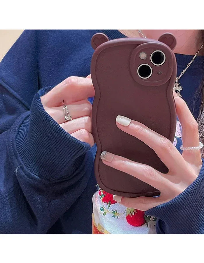 Solid Bear Ear Retro iPhone Case - Viexta