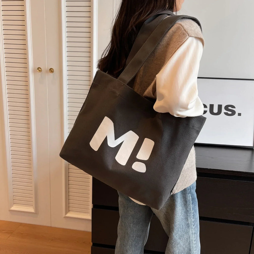 letter-printed-canvas-totes-bags - Viexta