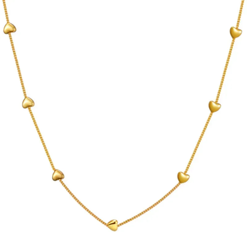 Titanium Peach Heart Bracelet& Neckwear - Viexta